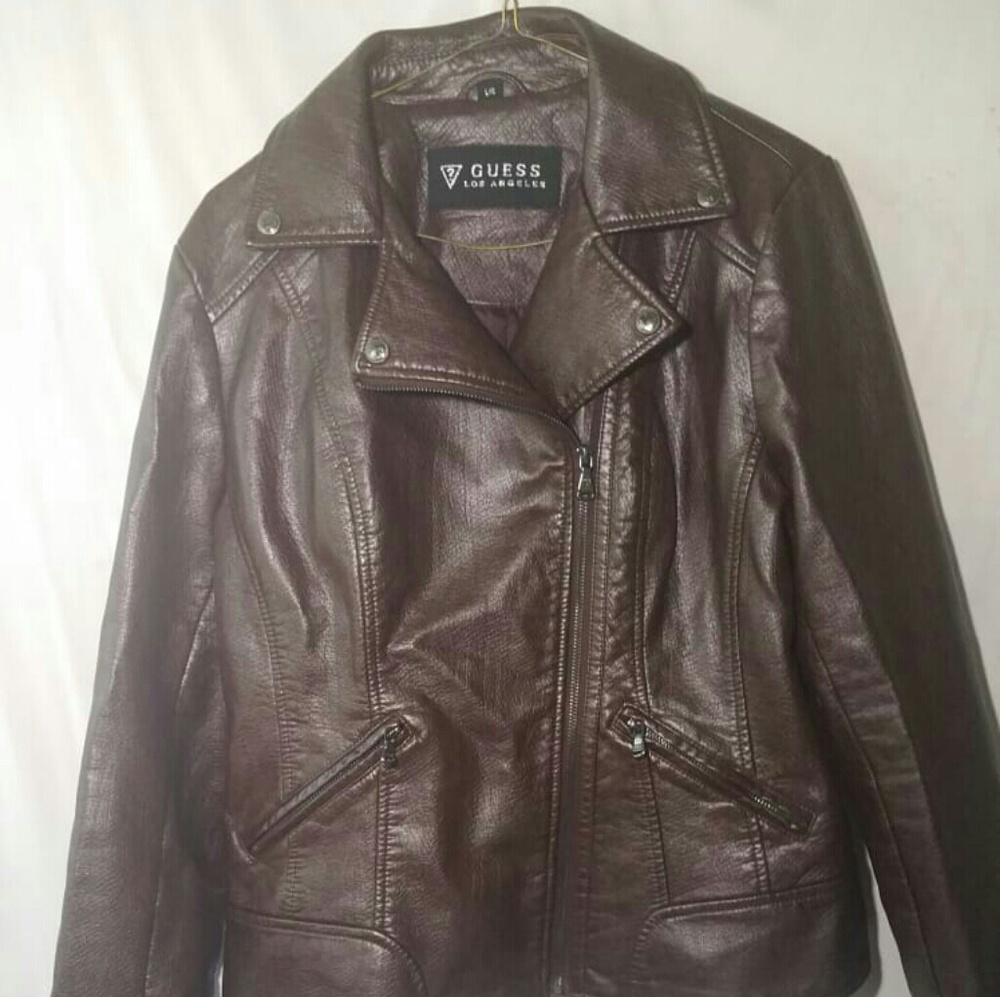 VINTAGE GUESS Leather Jacket